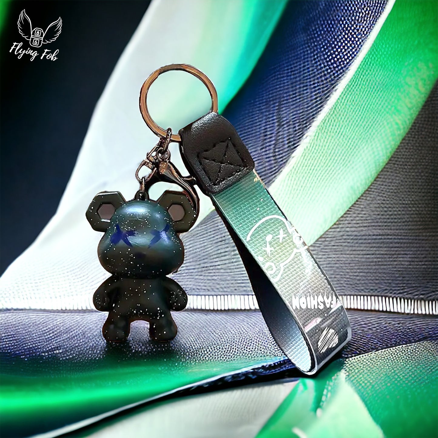 CAR KEY FOB COVER CASE SHELL w/ Bear for FORD Eco-Sport Edge Expedition Explorer Fusion F-150 F-250 F-350 Mustang Ranger 5B for LINCOLN MKC MKX MKZ 5B