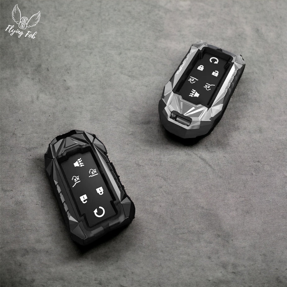 Car Key Fob Case Cover Shell for CHEVROLET Colorado Silverado Suburban Tahoe for GMC Canyon Sierra Yukon