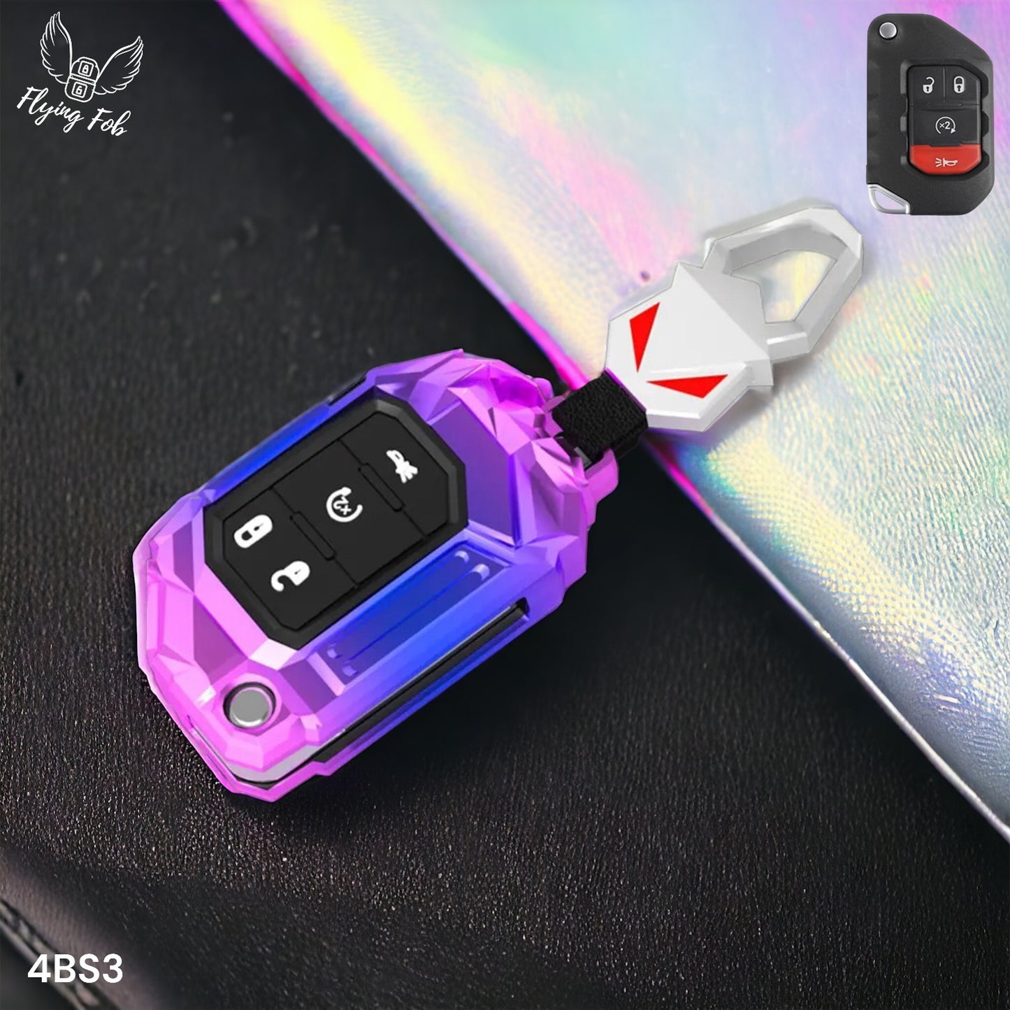 CAR KEY FOB COVER CASE SHELL for JEEP Gladiator Wrangler