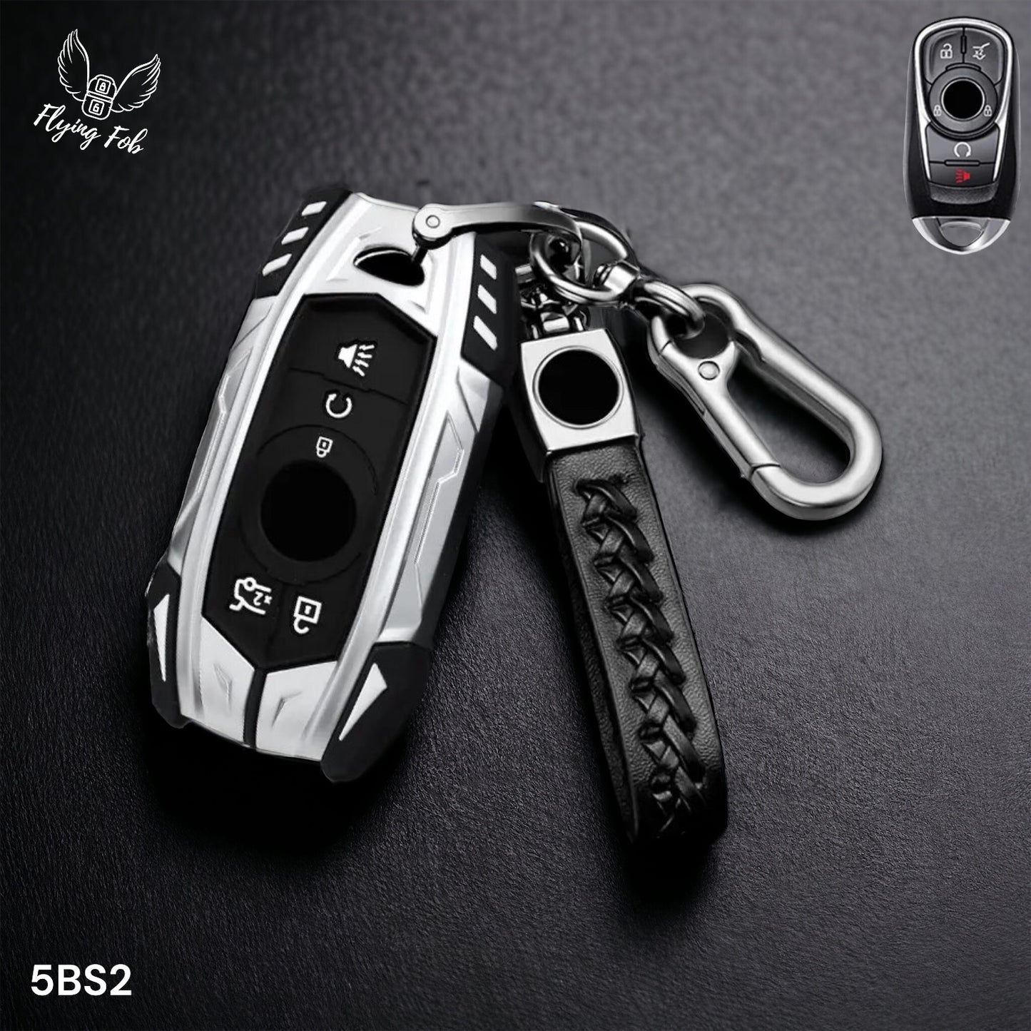 Car Key Fob Case Cover Shell for BUICK Enclave Encore Envision Envista LaCrosse Regal