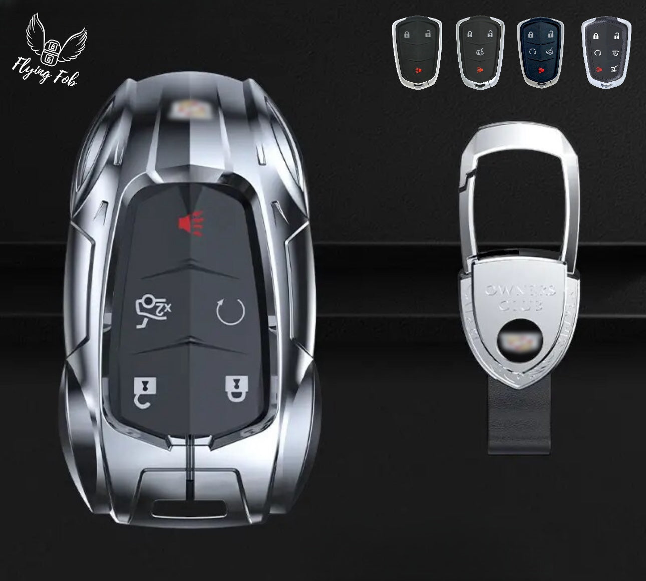 Premium Car Key Fob Case Cover Shell for CADILLAC ATS CTS CT6 Escalade SRX XTS XT4 XT5 XT6