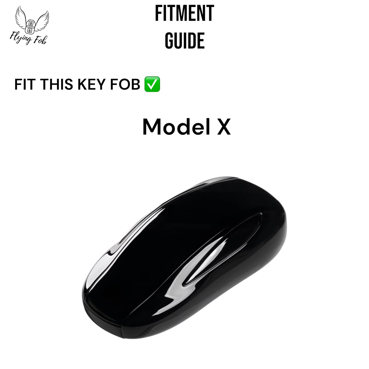 Luxury Genuine Leather Car Key Fob Case Cover Shell for TESLA Model X