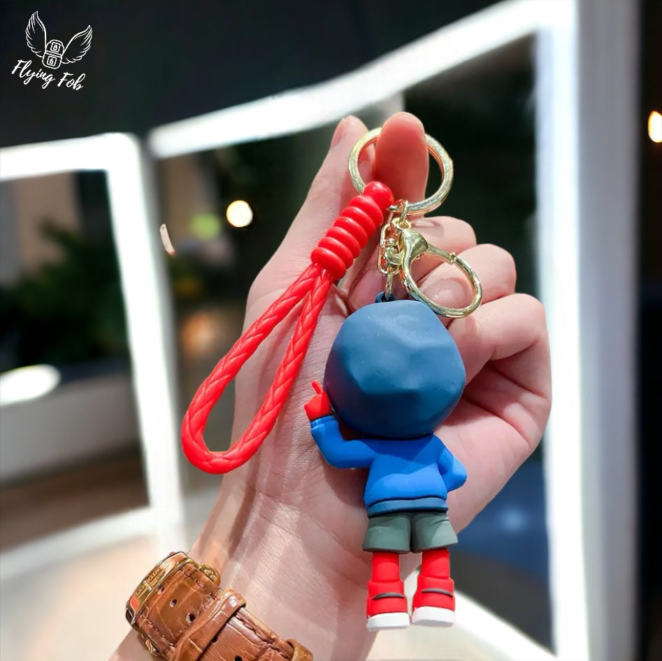 Iron Man Spider Man Keychain