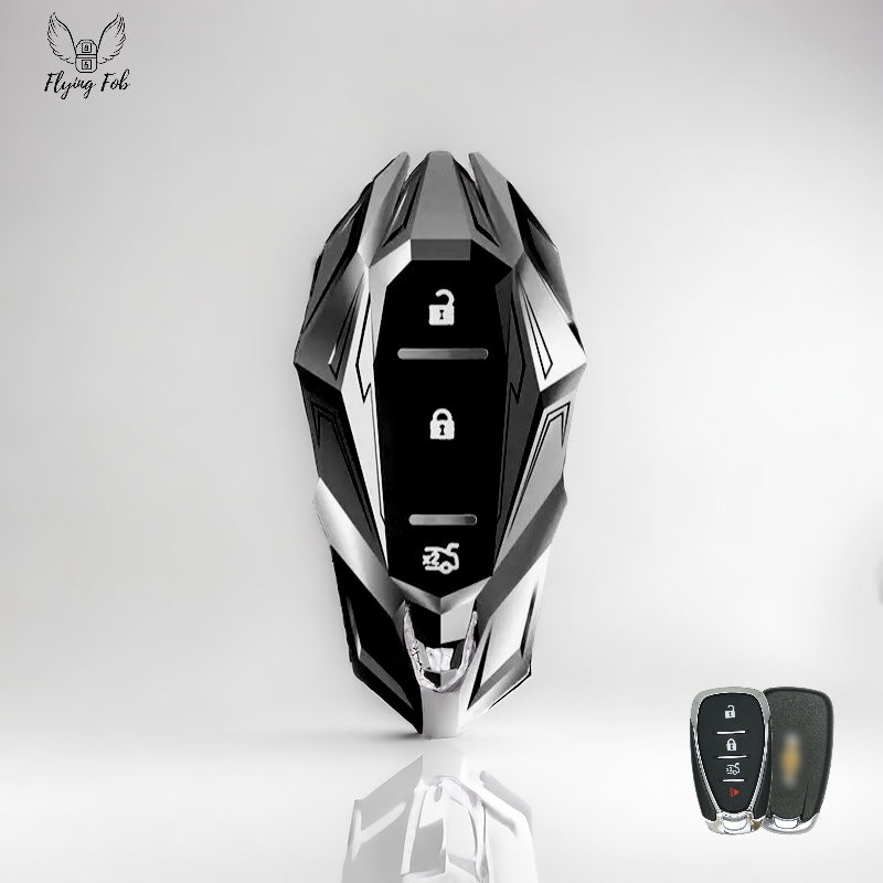 Premium Car Key Fob Case Cover Shell for CHEVROLET CHEVY Aveo Blazer Camaro Captiva Cruze Equinox Lova Malibu Sonic Hatchback Spark EV Trailblazer Traverse Trax Volt