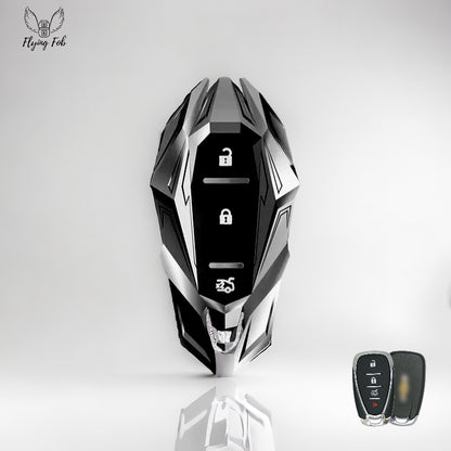 Premium Car Key Fob Case Cover Shell for CHEVROLET CHEVY Aveo Blazer Camaro Captiva Cruze Equinox Lova Malibu Sonic Hatchback Spark EV Trailblazer Traverse Trax Volt