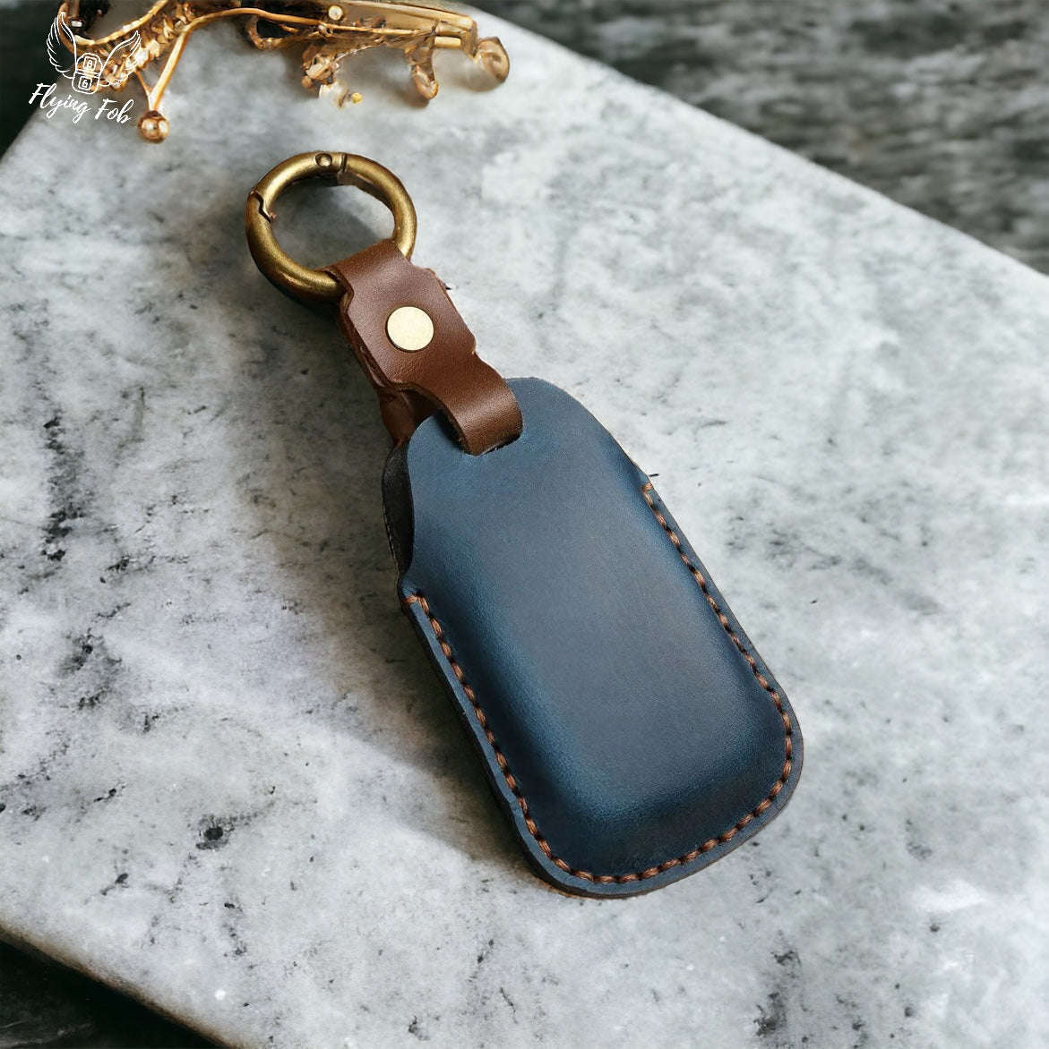 Handmade Genuine Leather Car Key Fob Case Cover Shell for CHEVROLET CHEVY Aveo Blazer Camaro Captiva Cruze Equinox Lova Malibu Sonic Hatchback Spark EV Trailblazer Traverse Trax Volt