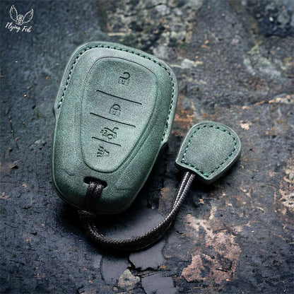 Premium Leather Car Key Fob Case Cover Shell for CHEVROLET CHEVY Aveo Blazer Camaro Captiva Cruze Equinox Lova Malibu Sonic Hatchback Spark EV Trailblazer Traverse Trax Volt