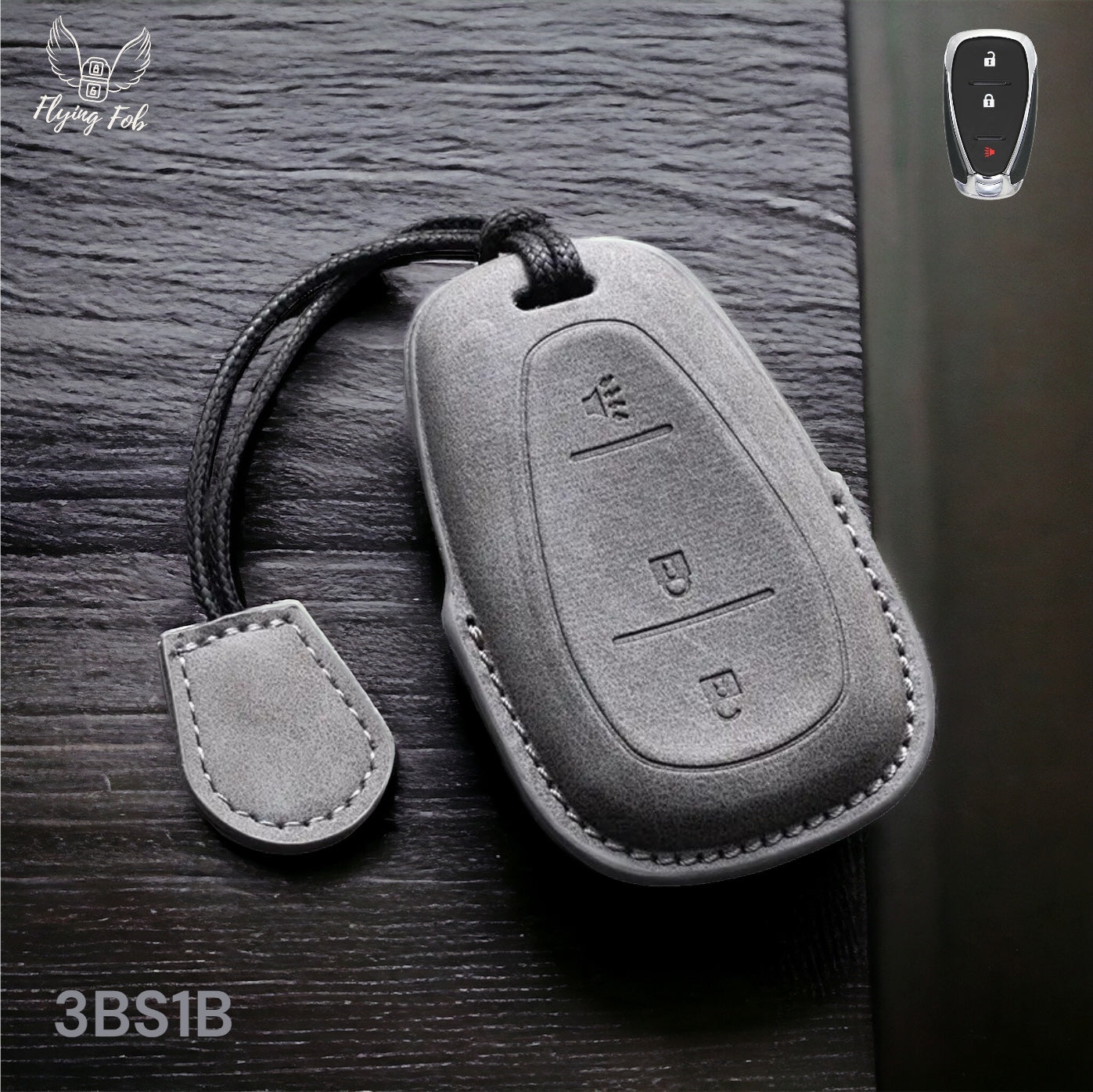 Premium Leather Car Key Fob Case Cover Shell for CHEVROLET CHEVY Aveo Blazer Camaro Captiva Cruze Equinox Lova Malibu Sonic Hatchback Spark EV Trailblazer Traverse Trax Volt