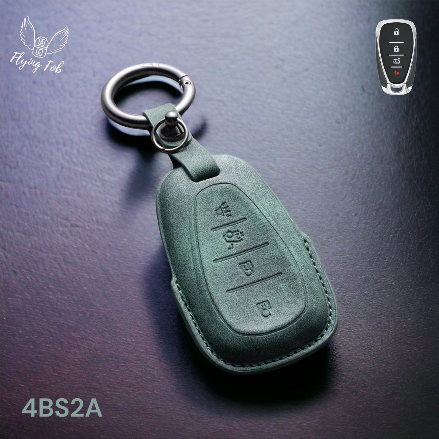Premium Leather Car Key Fob Case Cover Shell for CHEVROLET CHEVY Aveo Blazer Camaro Captiva Cruze Equinox Lova Malibu Sonic Hatchback Spark EV Trailblazer Traverse Trax Volt