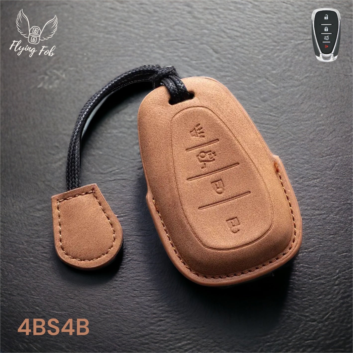 Premium Leather Car Key Fob Case Cover Shell for CHEVROLET CHEVY Aveo Blazer Camaro Captiva Cruze Equinox Lova Malibu Sonic Hatchback Spark EV Trailblazer Traverse Trax Volt