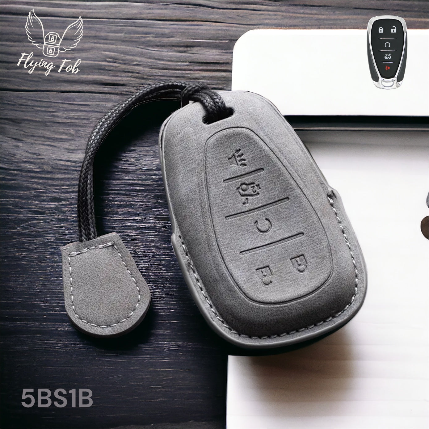 Premium Leather Car Key Fob Case Cover Shell for CHEVROLET CHEVY Aveo Blazer Camaro Captiva Cruze Equinox Lova Malibu Sonic Hatchback Spark EV Trailblazer Traverse Trax Volt
