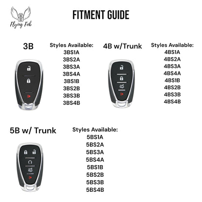 Premium Leather Car Key Fob Case Cover Shell for CHEVROLET CHEVY Aveo Blazer Camaro Captiva Cruze Equinox Lova Malibu Sonic Hatchback Spark EV Trailblazer Traverse Trax Volt