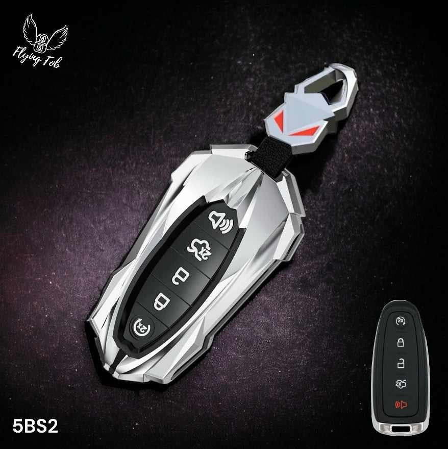 Car Key Fob Case Cover Shell for FORD C-MAX Edge Escape Expedition Explorer Flex Focus Taurus 5B for LINCOLN MKS MKT MKX Navigator 5B