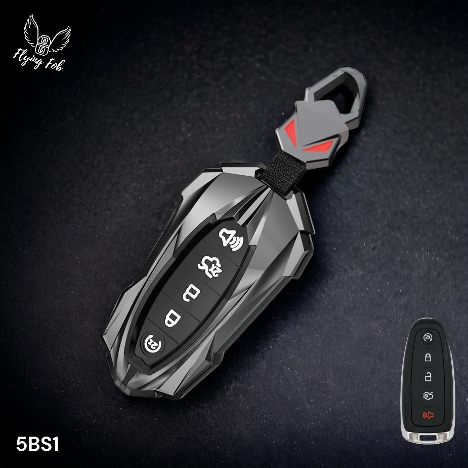 Car Key Fob Case Cover Shell for FORD C-MAX Edge Escape Expedition Explorer Flex Focus Taurus 5B for LINCOLN MKS MKT MKX Navigator 5B