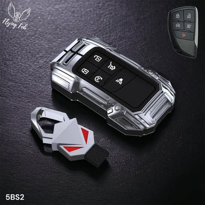 Car Key Fob Case Cover Shell for CHEVROLET Silverado Suburban Tahoe for GMC Yukon for BUICK Envision