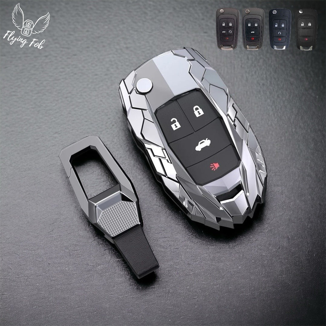 Car Key Fob Case Cover Shell for BUICK Cascada Encore LaCrosse Regal Verano for CHEVROLET Camaro Cruze Equinox Impala Malibu Sonic Spark EV Trax Volt for GMC Terrain