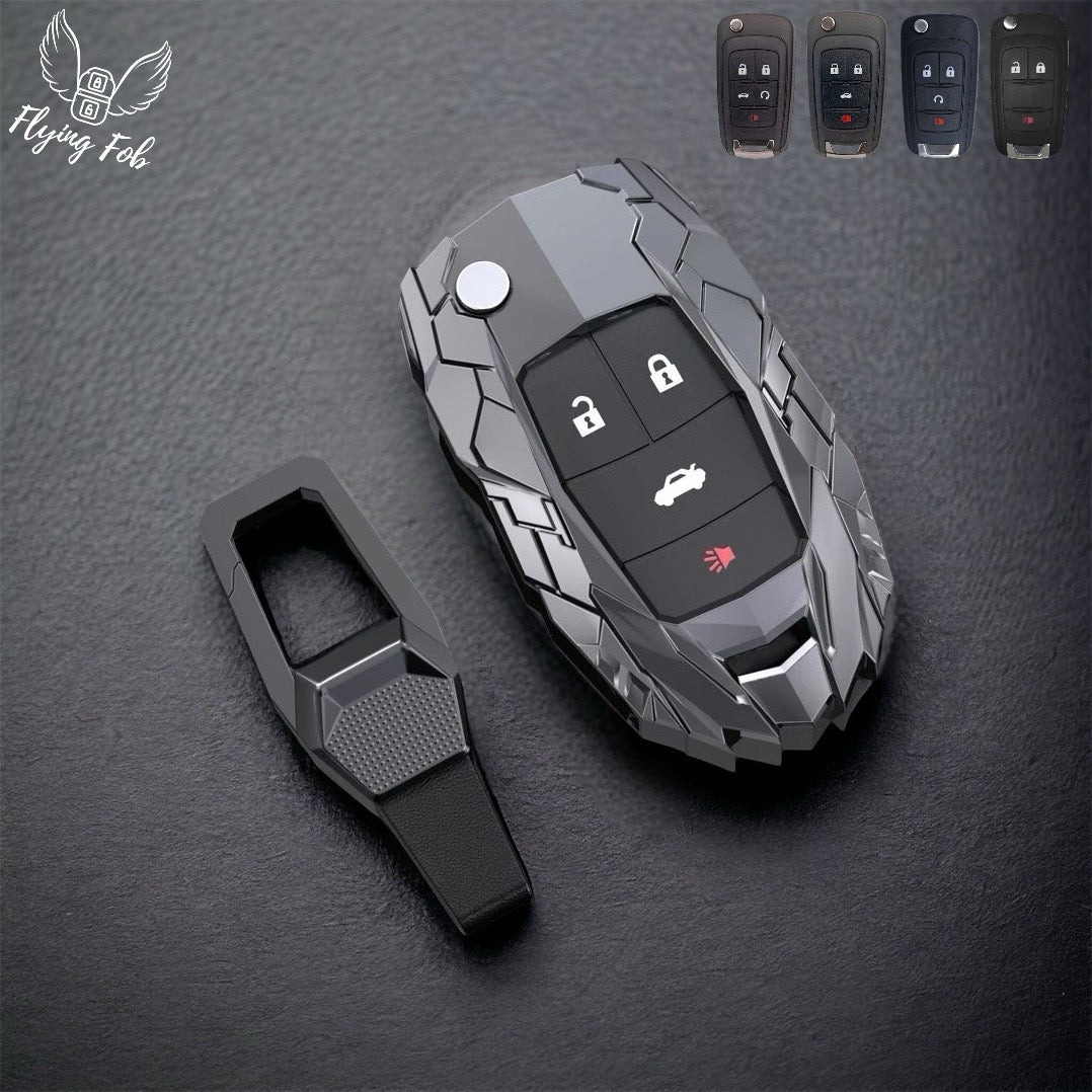 Car Key Fob Case Cover Shell for BUICK Cascada Encore LaCrosse Regal Verano for CHEVROLET Camaro Cruze Equinox Impala Malibu Sonic Spark EV Trax Volt for GMC Terrain