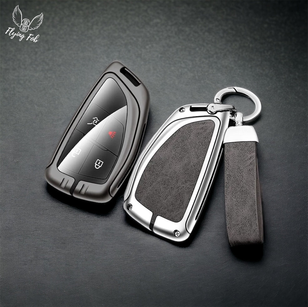 Luxury Car Key Fob Case Cover Shell for CHEVROLET Silverado Suburban Tahoe for GMC Yukon for BUICK Envision