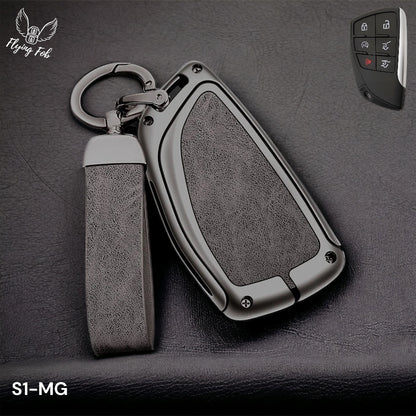Luxury Car Key Fob Case Cover Shell for CHEVROLET Silverado Suburban Tahoe for GMC Yukon for BUICK Envision