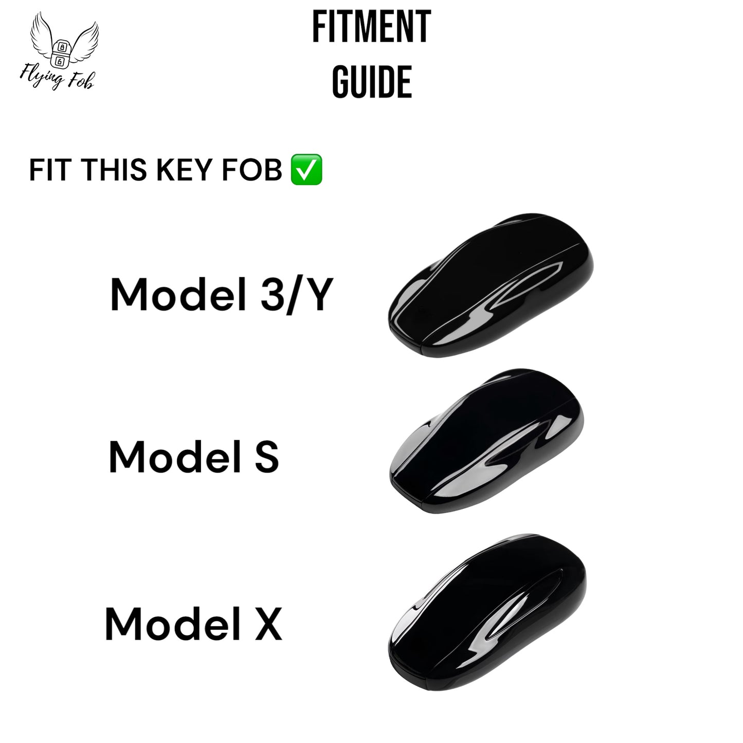 Luxury Genuine Leather Car Key Fob Case Cover Shell for TESLA Model 3 Model S Model Y Model X