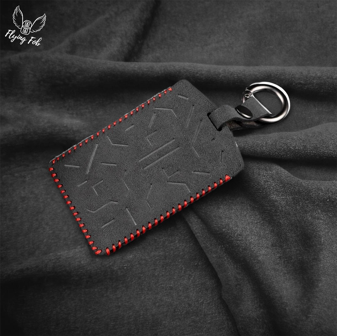 Suede Car Key Card Cover Case for TESLA Model 3 Model S Model Y Model X
