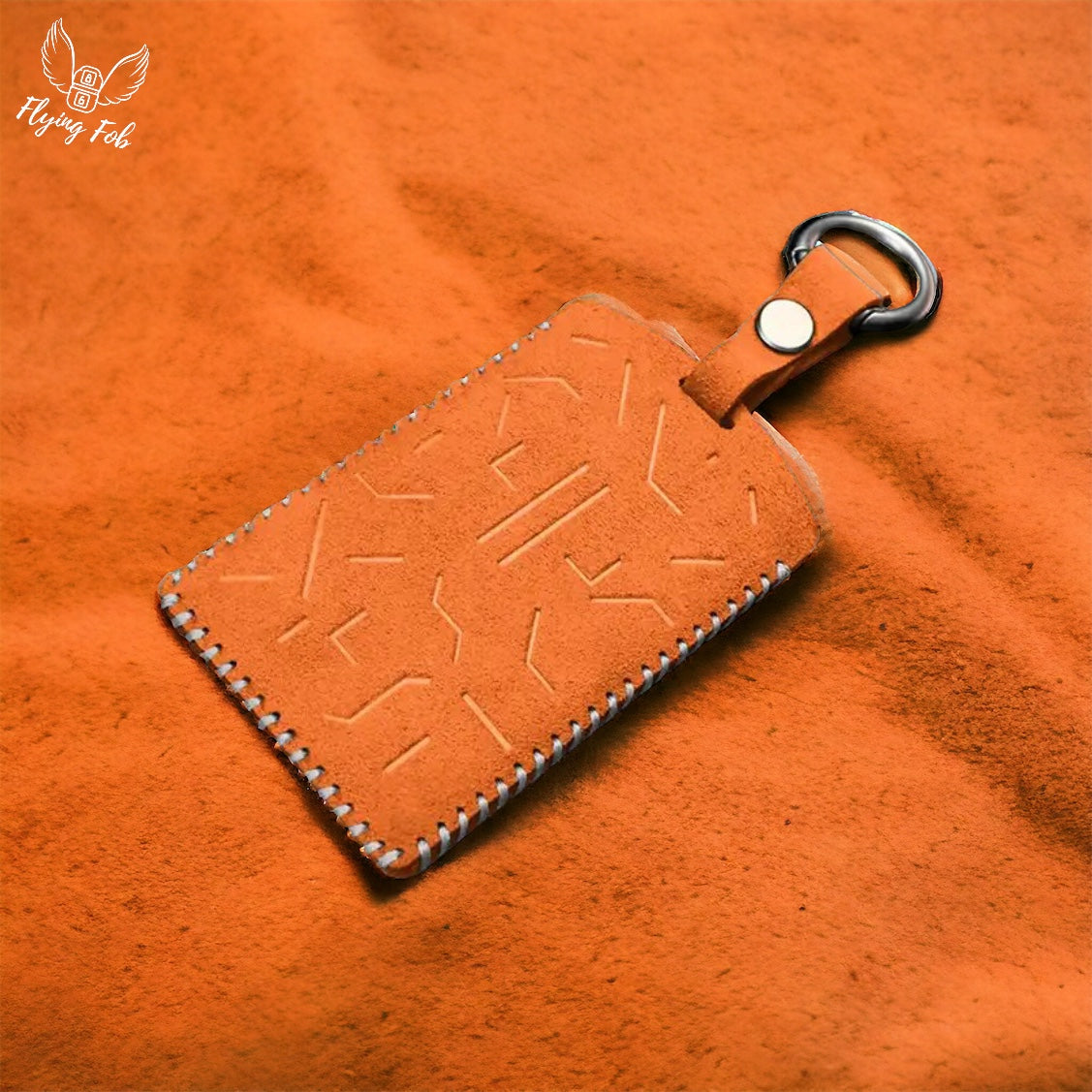 Suede Car Key Card Cover Case for TESLA Model 3 Model S Model Y Model X