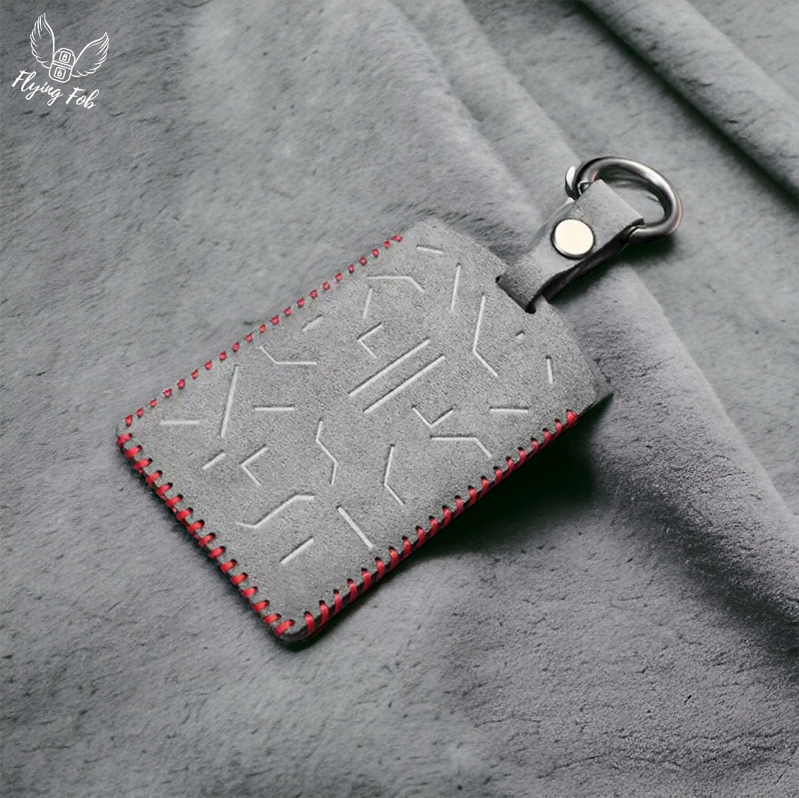 Suede Car Key Card Cover Case for TESLA Model 3 Model S Model Y Model X