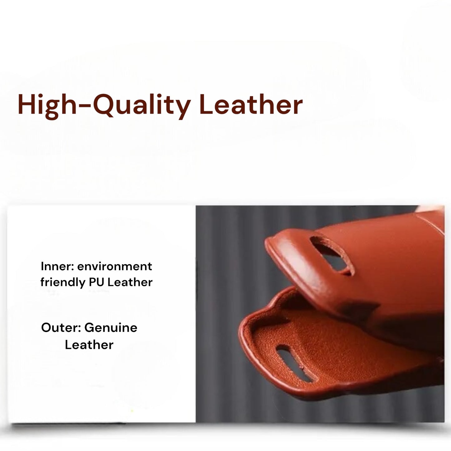 Premium Genuine Leather Car Key Fob Case Cover Shell for CADILLAC CT4 CT5 Escalade LYRIQ