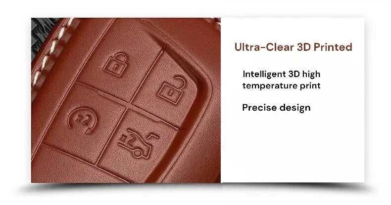 Premium Genuine Leather Car Key Fob Case Cover Shell for CADILLAC CT4 CT5 Escalade LYRIQ