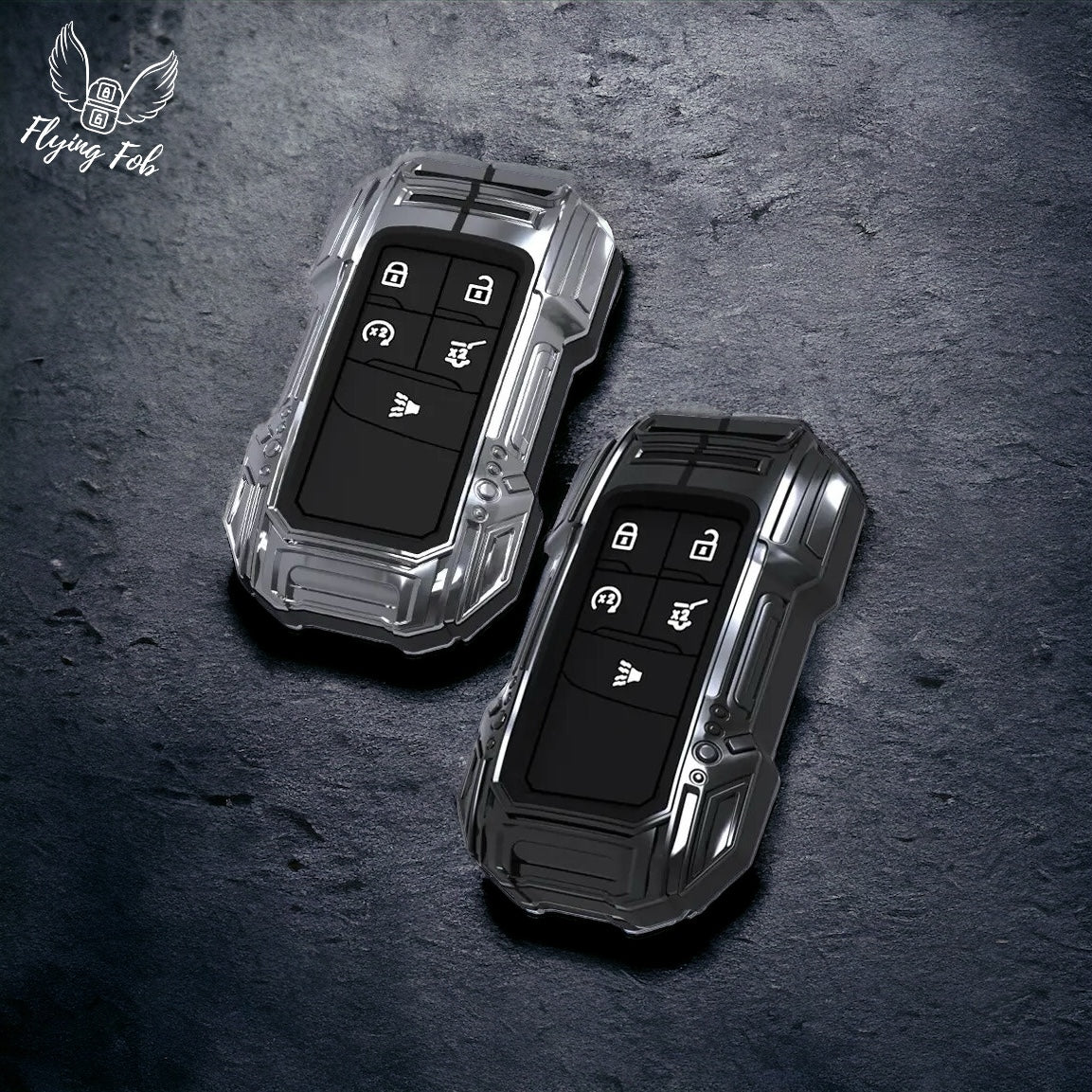 Car Key Fob Case Cover Shell for CHEVROLET Silverado Suburban Tahoe for GMC Yukon for BUICK Envision