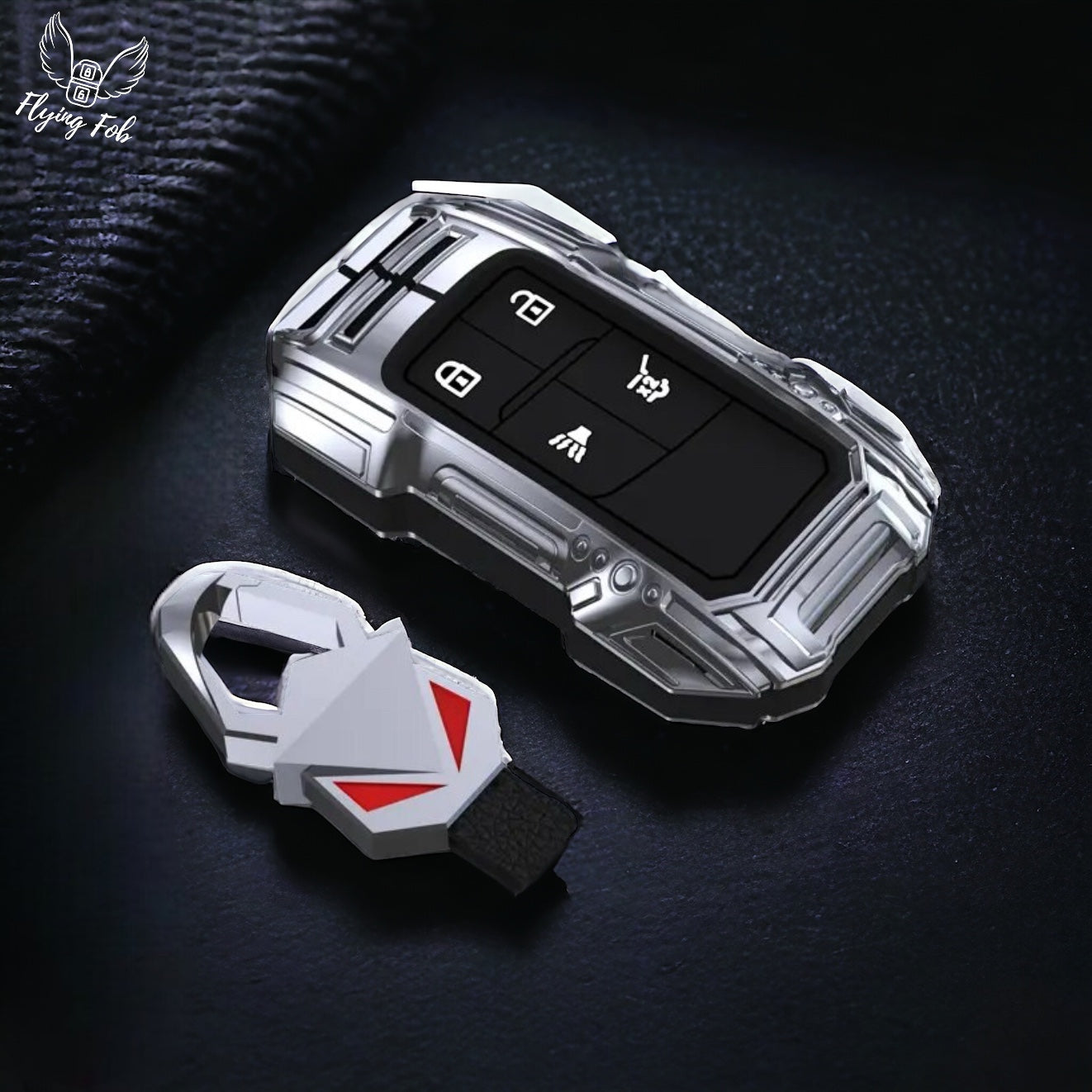 Car Key Fob Case Cover Shell for CHEVROLET Silverado Suburban Tahoe for GMC Yukon for BUICK Envision