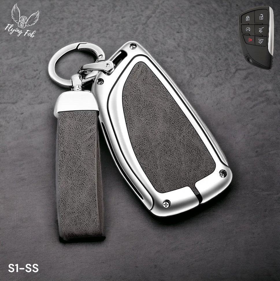 Luxury Car Key Fob Case Cover Shell for CHEVROLET Silverado Suburban Tahoe for GMC Yukon for BUICK Envision