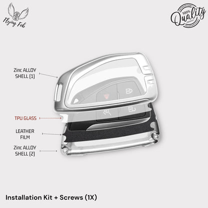 Luxury Car Key Fob Case Cover Shell for CHEVROLET Silverado Suburban Tahoe for GMC Yukon for BUICK Envision