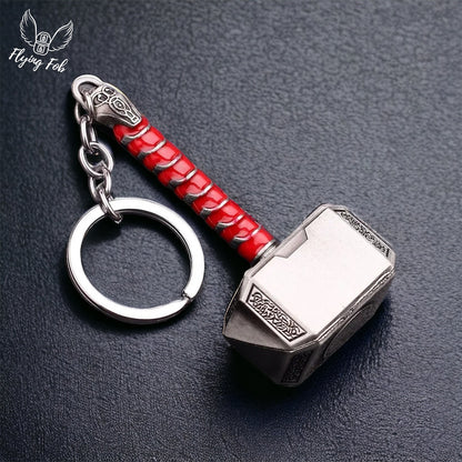 Thor Hammer Metal Keychain