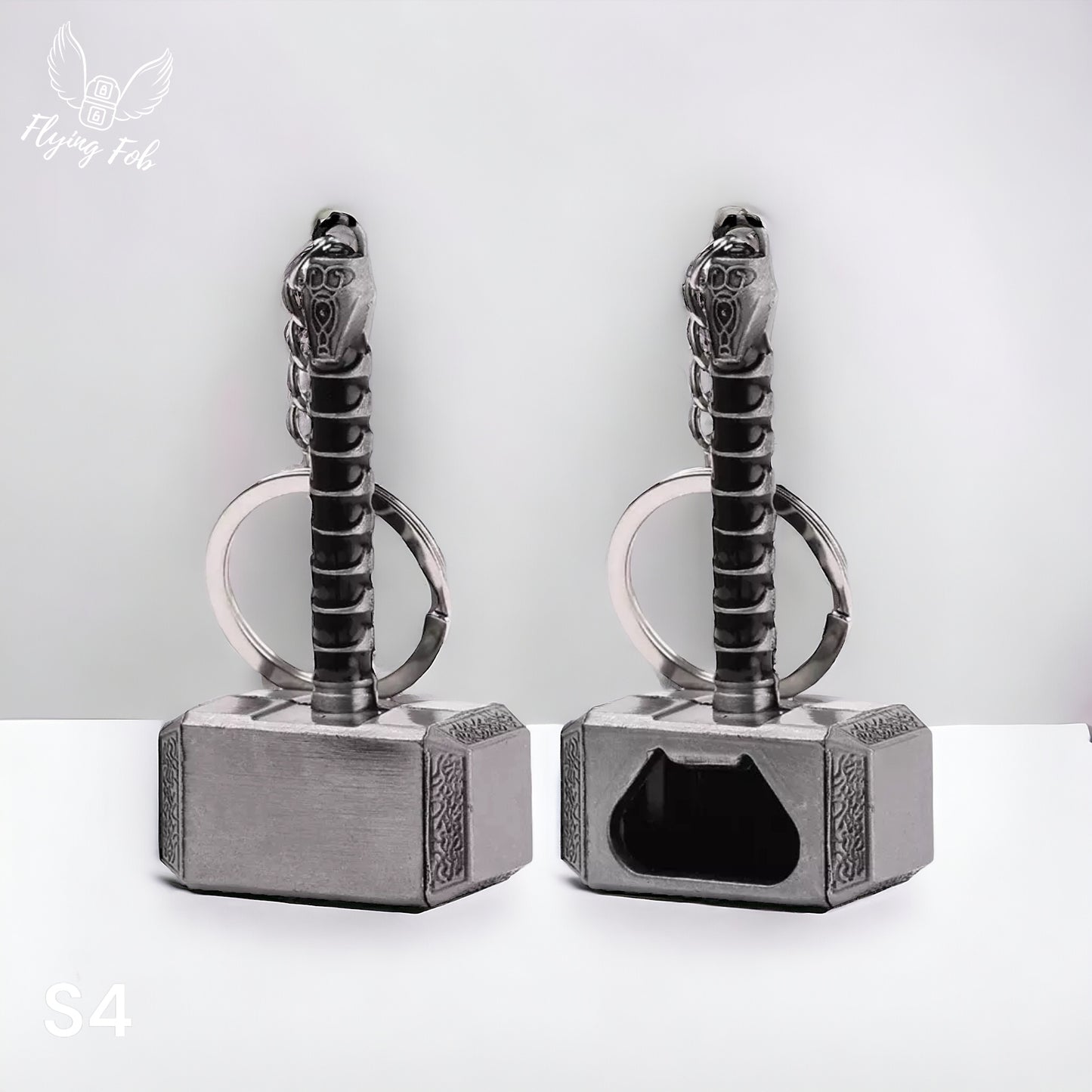 Thor Hammer Metal Keychain